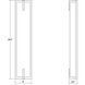 New Edge LED 5 inch Satin Black Bath Bar Wall Light