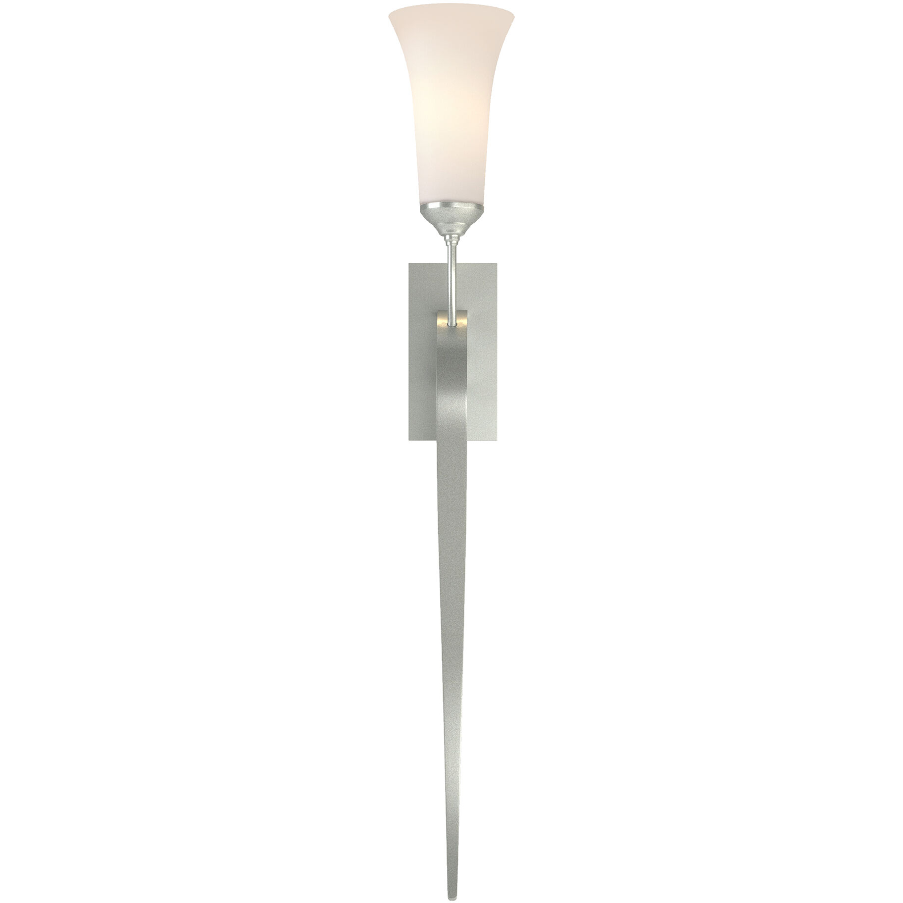 Sweeping Taper 1 Light 4.25 inch Vintage Platinum Sconce Wall Light