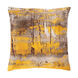 Peniko 18 X 18 inch Ivory/Saffron/Dark Brown/Light Gray Pillow Kit, Square