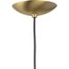 Atwell 1 Light 12 inch Brushed Bronze Pendant Ceiling Light, Large