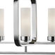Aideen 7 Light 42.25 inch Chrome Linear Chandelier Ceiling Light