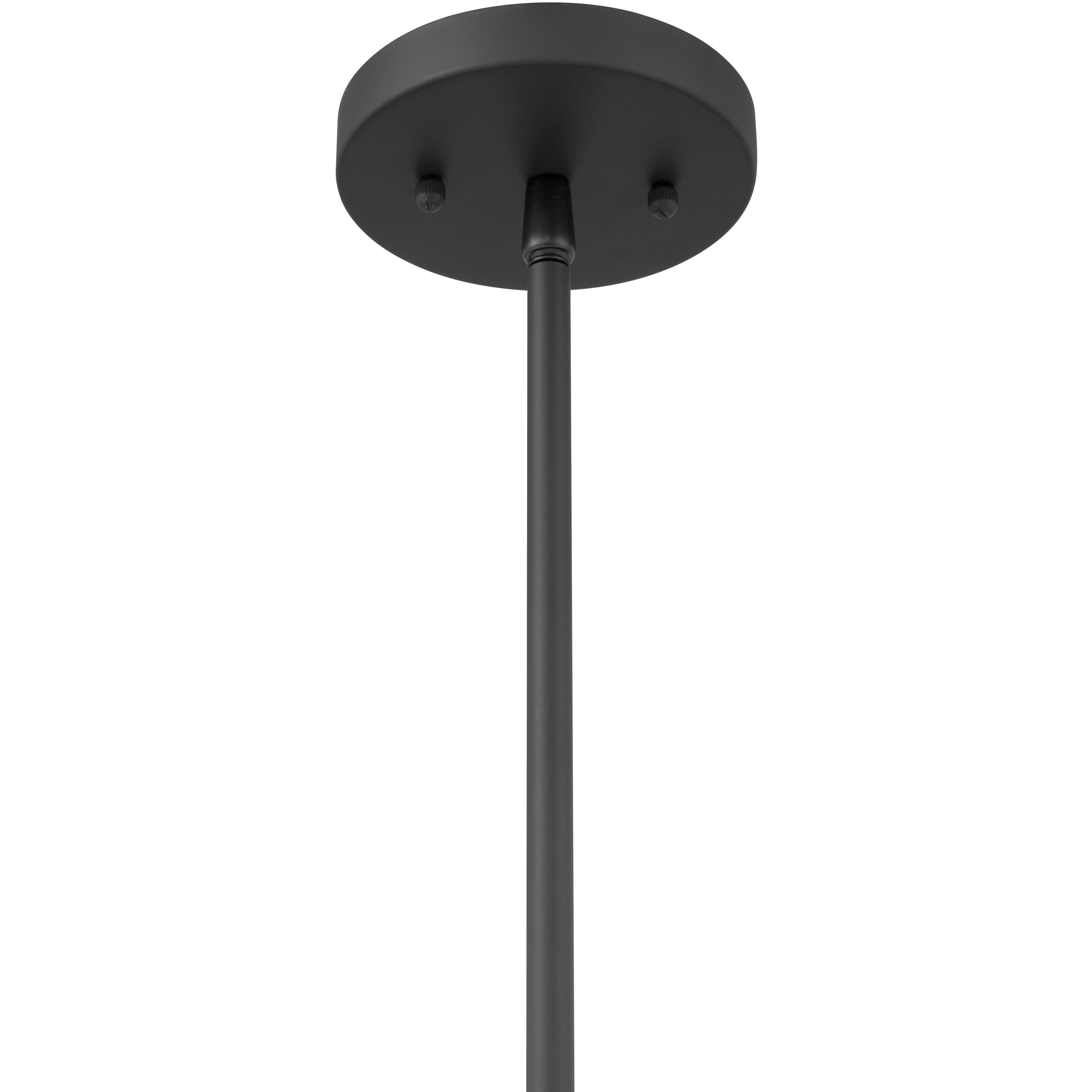 Orbis 1 Light 10 inch Dark Matte Black Mini Pendant Ceiling Light