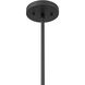 Orbis 1 Light 10 inch Dark Matte Black Mini Pendant Ceiling Light