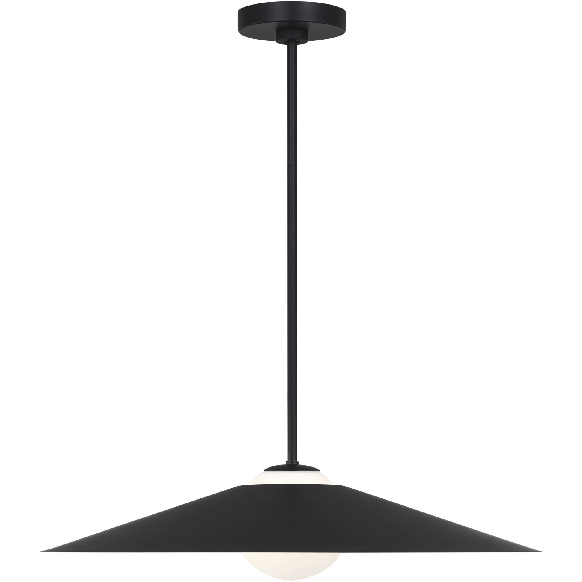 Drew & Jonathan Astra 1 Light 24 inch Midnight Black Pendant Ceiling Light, Medium