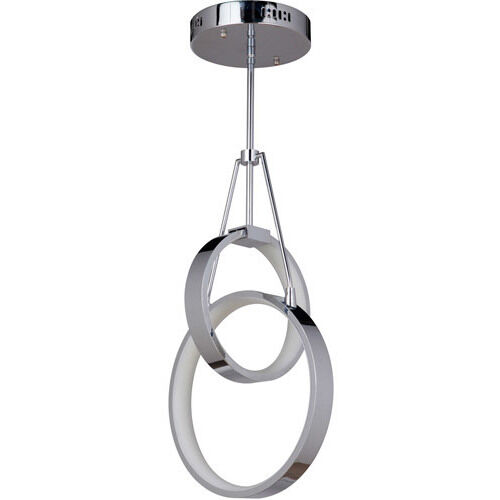 Anillo LED 9.4 inch Chrome Pendant Ceiling Light