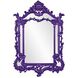 Arlington 49 X 34 inch Glossy Royal Purple Wall Mirror