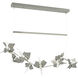 Belladonna LED 50.3 inch Sterling and Sterling Pendant Ceiling Light
