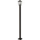 Bayland 3 Light 9.25 inch Post Light & Accessory