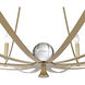 Noura 15 Light 60 inch Champagne Gold Chandelier Ceiling Light