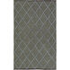 Mateo 36 X 24 inch Green and Blue Area Rug, Jute