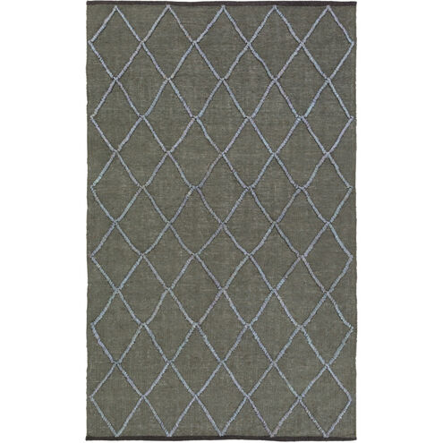 Mateo 156 X 108 inch Green and Blue Area Rug, Jute
