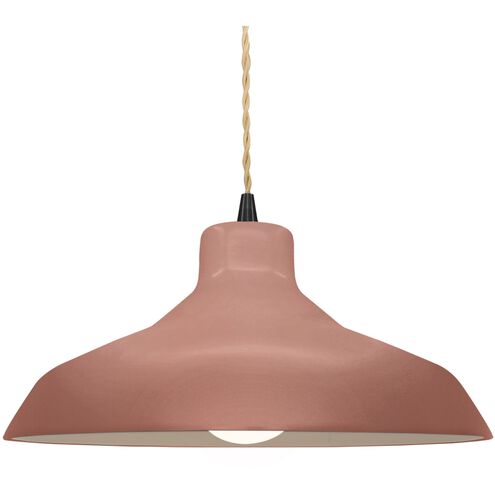 Radiance LED 15.5 inch Canyon Clay and Matte Black Pendant Ceiling Light