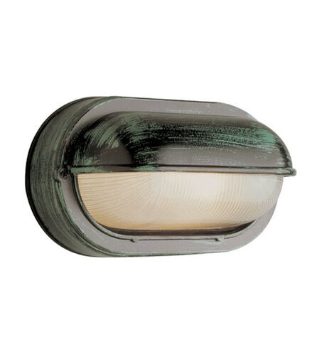 Signature 1 Light 9 inch Rust Outdoor Bulkhead