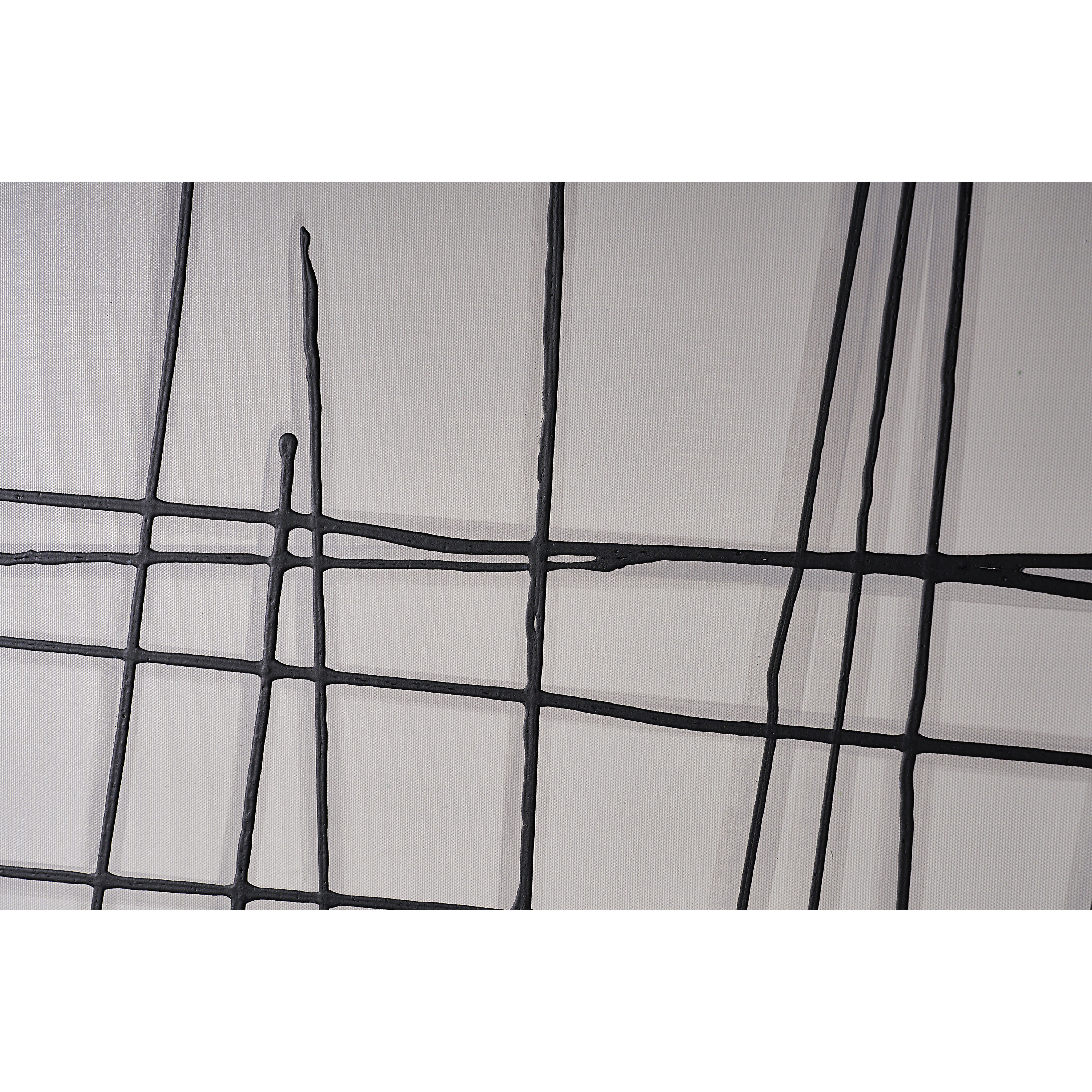 Crosshatch 48 X 48 inch Hand Painted Art, Set Of 2