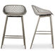 Piazza 34 inch Grey Outdoor Counter Stool