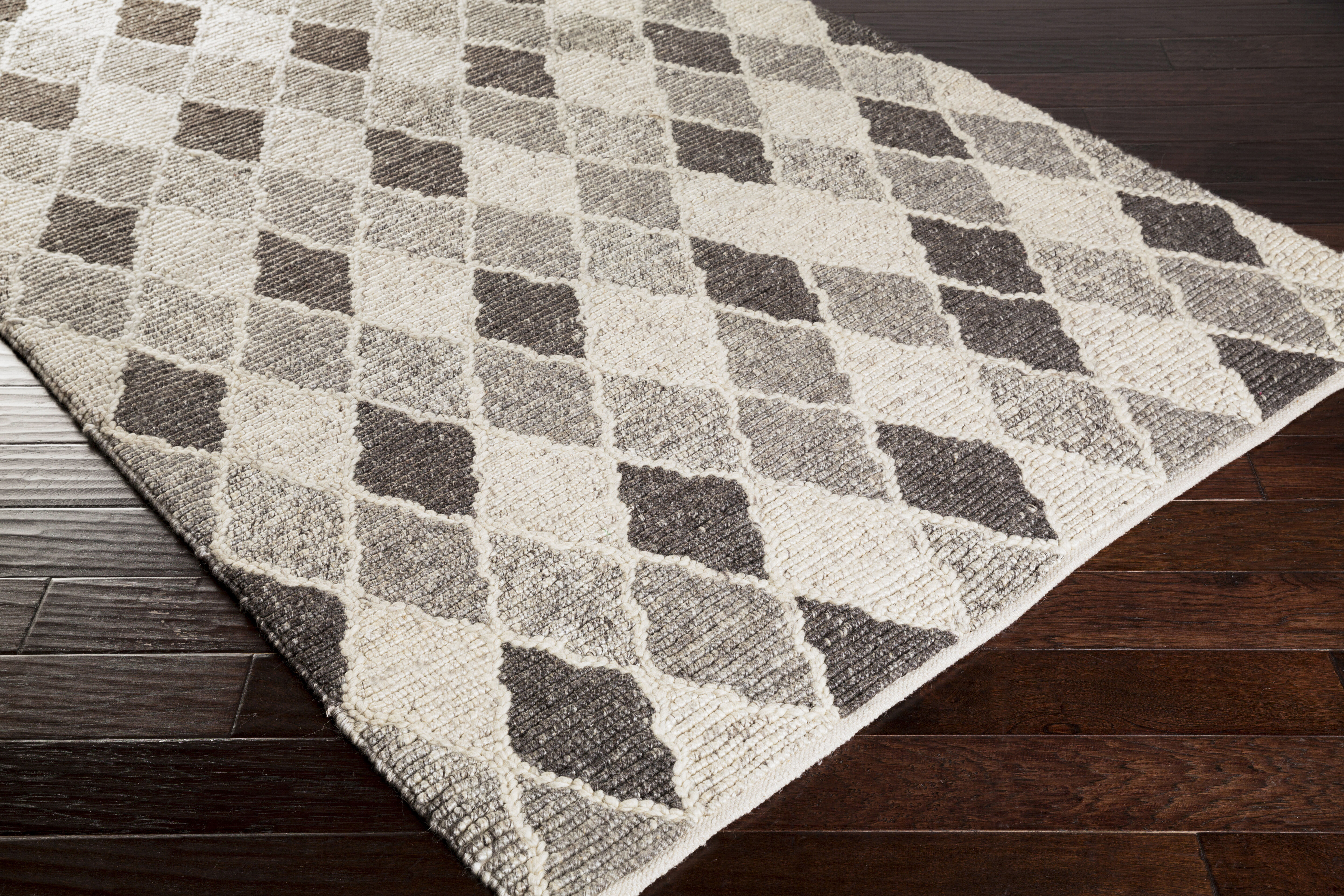 Nico 120 X 96 inch Charcoal Rug in 8 x 10, Rectangle