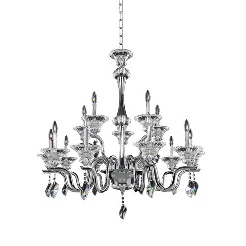 Lusso 15 Light 42 inch Chrome Chandelier Ceiling Light