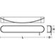Curve Wall Light in Satin Nickel