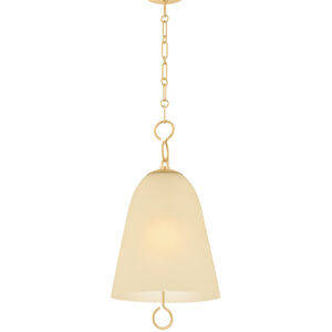 Christine 1 Light 11 inch Aged Brass Pendant Ceiling Light