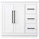 Chase 36 X 34 inch White Bathroom Vanity Cabinet