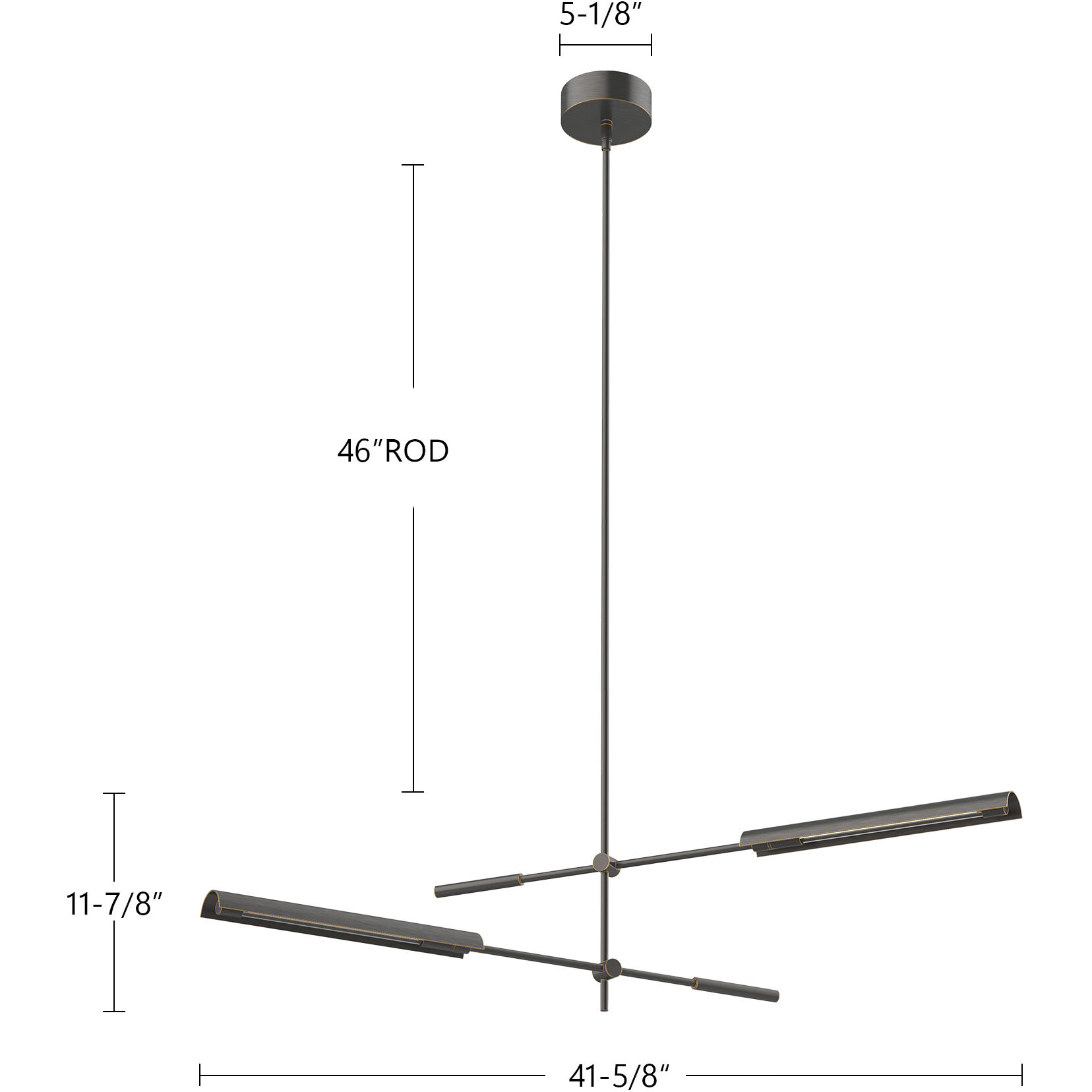 Astrid Multi Pendant Ceiling Light in Urban Bronze