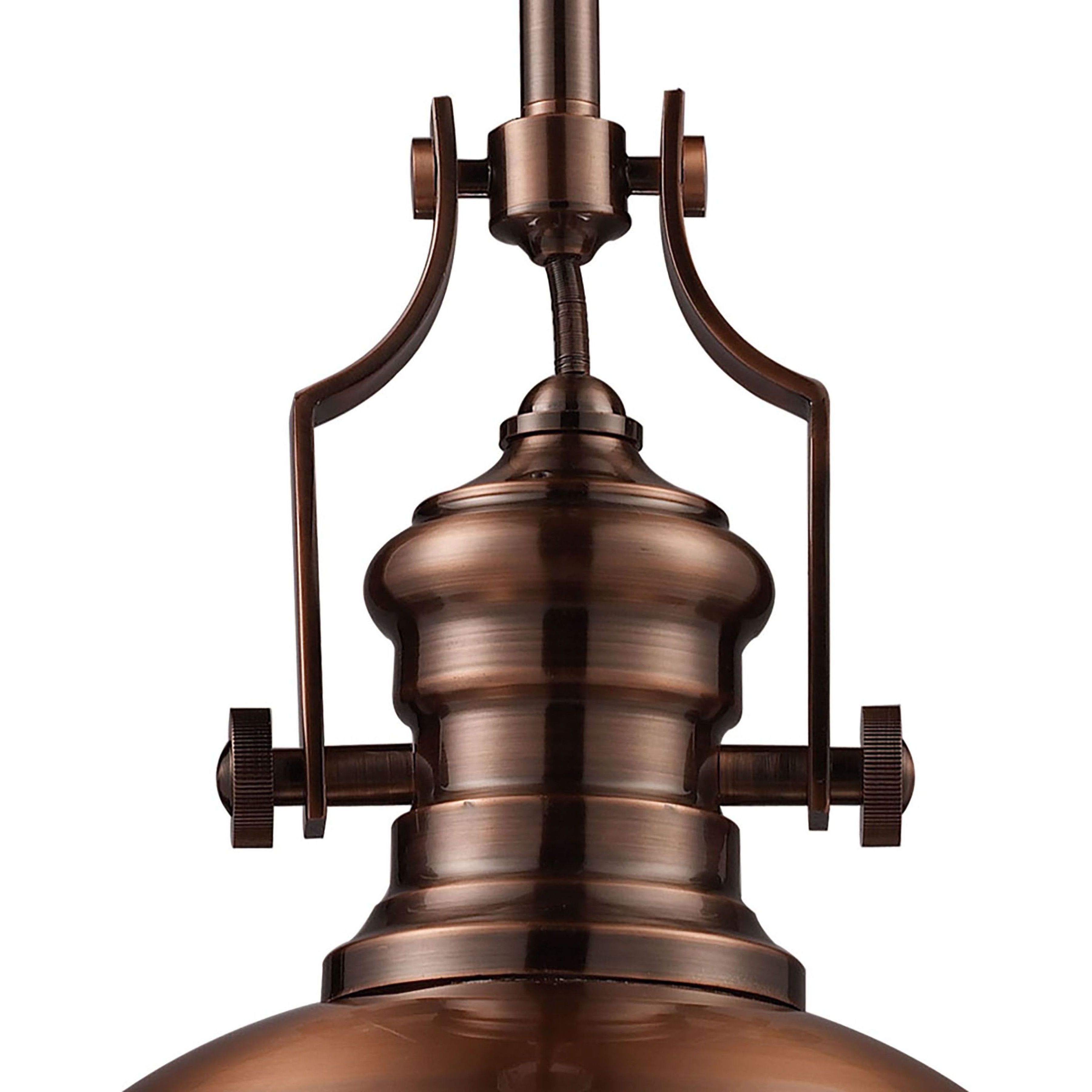 Chadwick Pendant Ceiling Light in Antique Copper