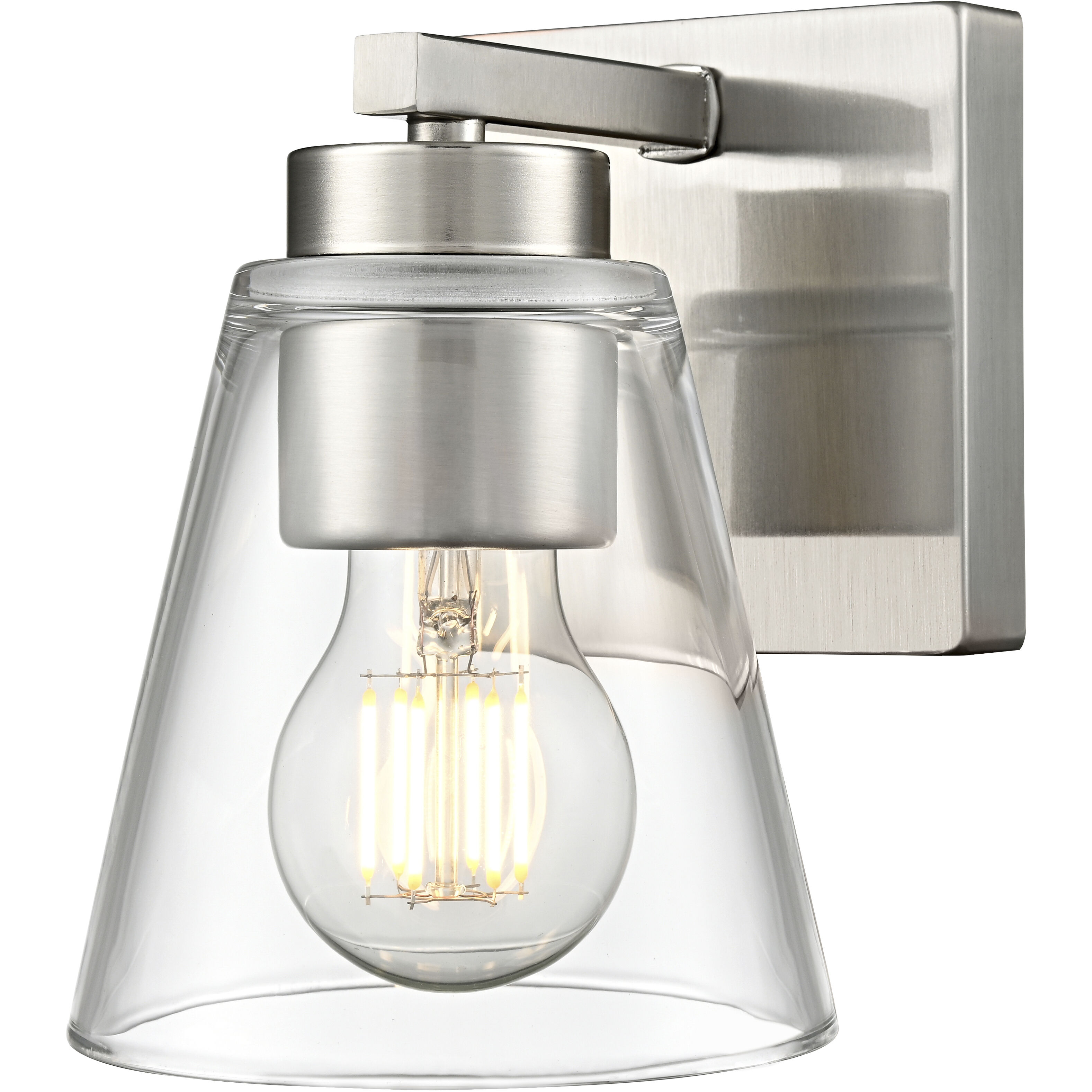 Strayhan Wall Sconce Wall Light in Brushed Nickel