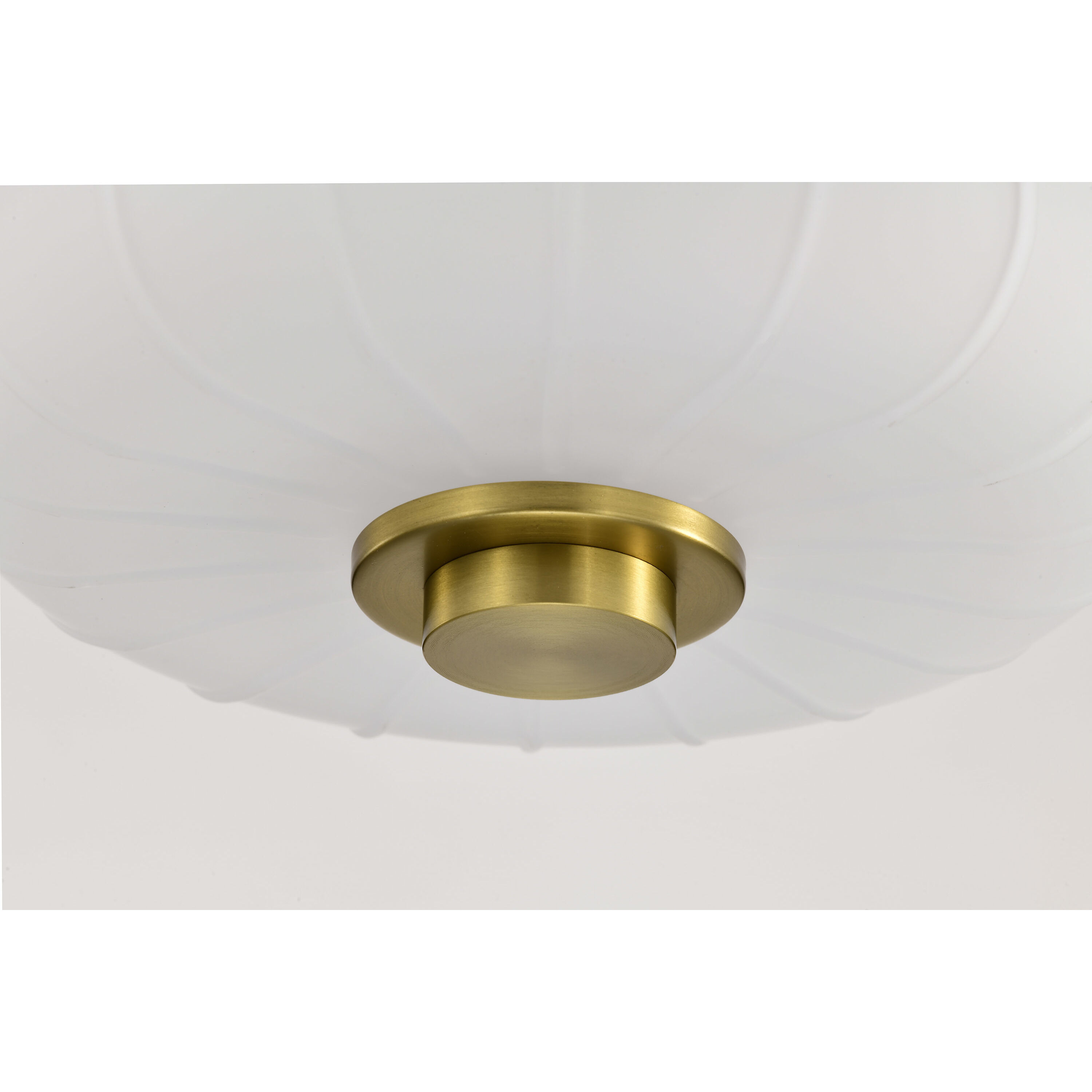Lune 8 inch Vintage Brass Pendant Ceiling Light