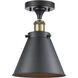 Appalachian 1 Light 8.00 inch Semi-Flush Mount