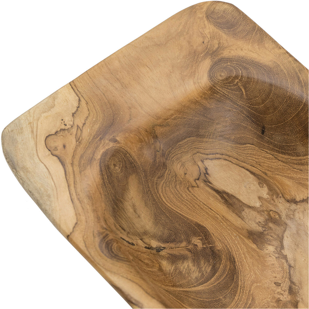 Rectangular Teak Natural Tray