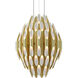 Chimes 90 Light 24.25 inch Satin Brass Pendant Ceiling Light