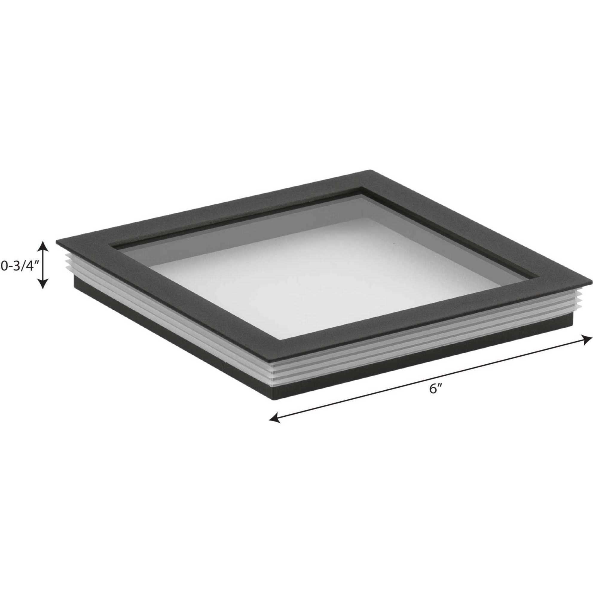 Cylinder Lens Black Square Cylinder Cover