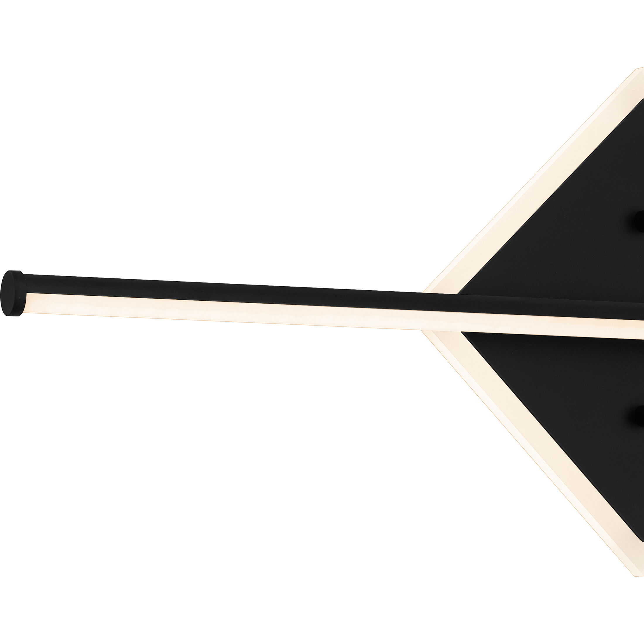 Parcelle LED 25 inch Matte Black Bath Light Wall Light