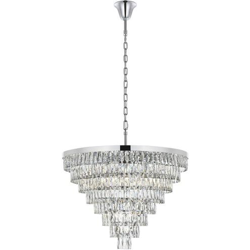 Josephine 29 Light 36 inch Chrome Chandelier Ceiling Light