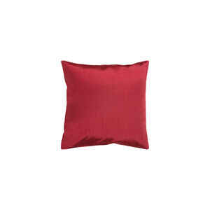 Solid Luxe 22 X 22 inch Dark Red Pillow Kit