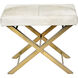 Canada 19 inch Gold Ottoman
