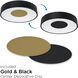 Hazel 1 Light 18 inch Black Flush Mount Ceiling Light