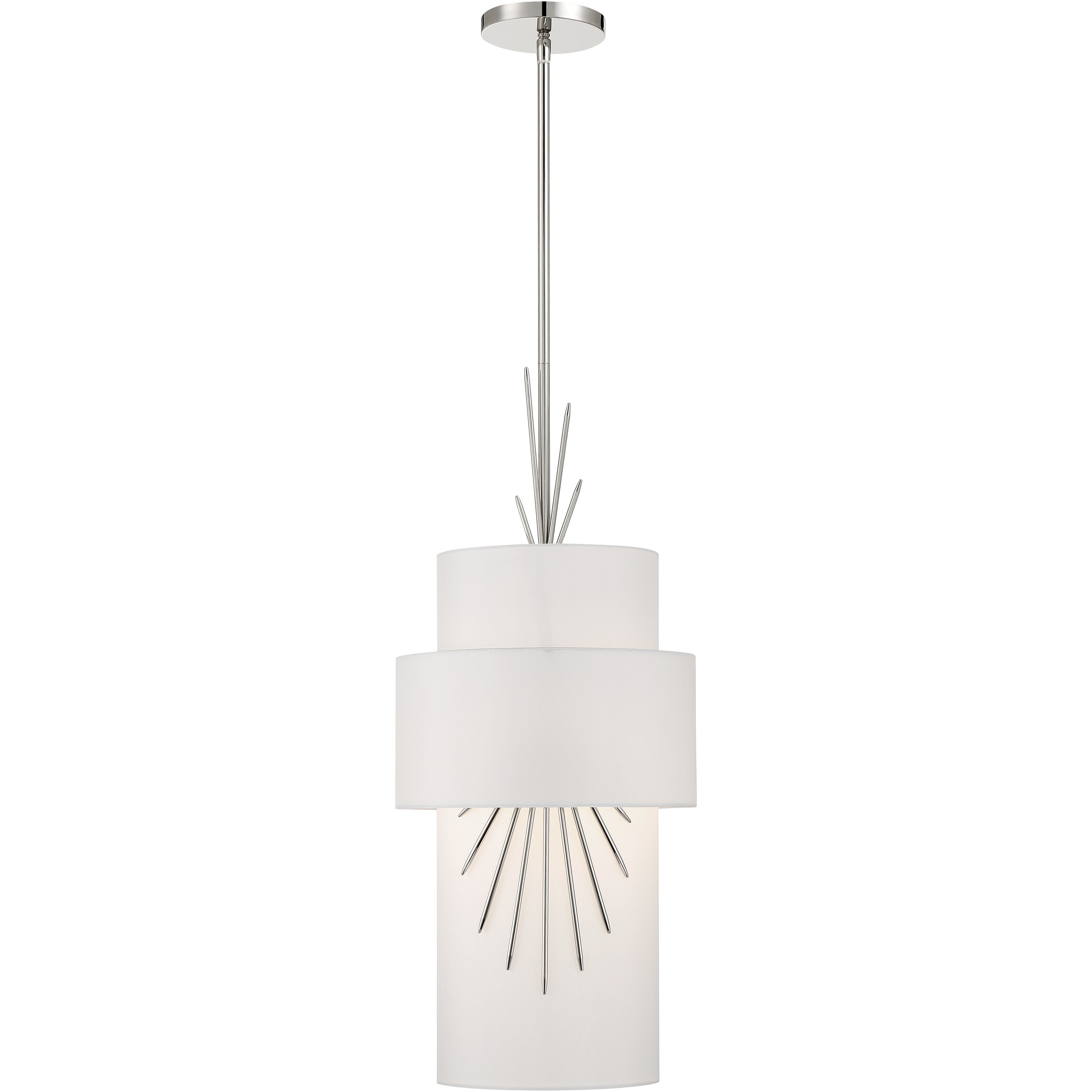 Gramercy 1 Light 11.88 inch Polished Nickel Mini Pendant Ceiling Light