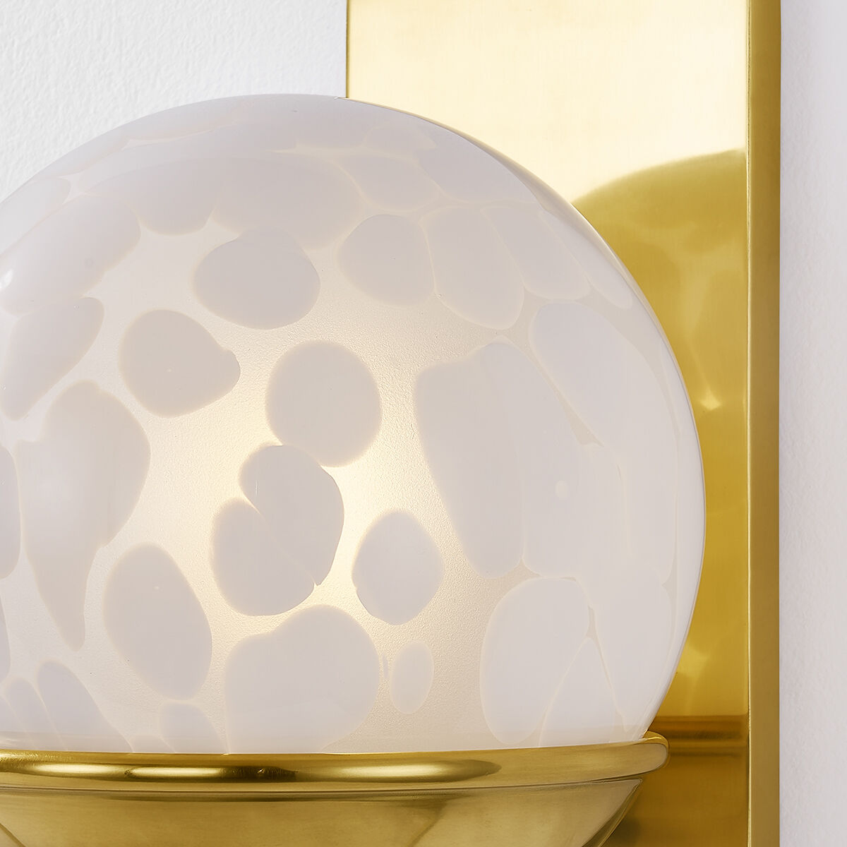 Cleo 1 Light 7.5 inch Aged Brass Wall Sconce Wall Light