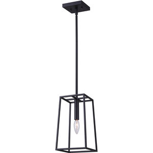 Madison 1 Light 7 inch Black Pendant Ceiling Light