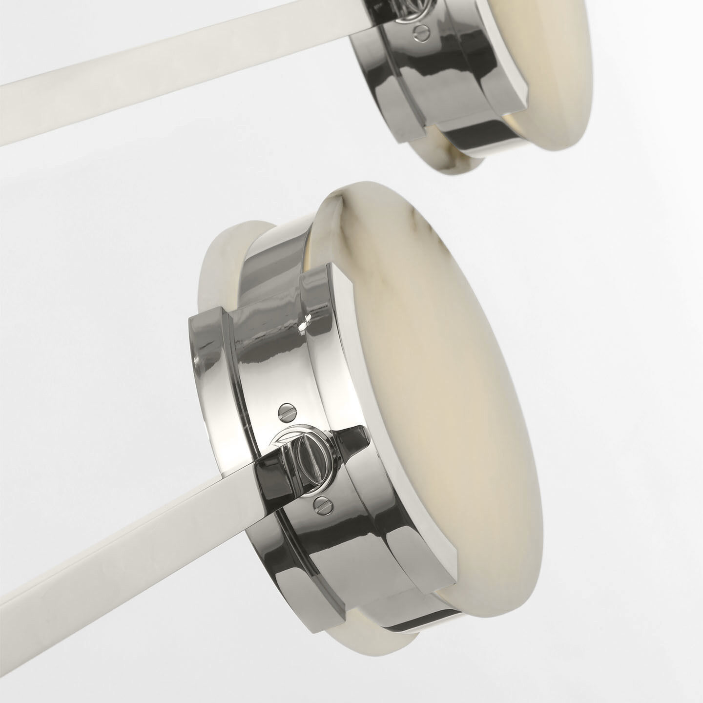 Kelly Wearstler Melange LED 72 inch Polished Nickel Multi-Positional Chandelier Ceiling Light