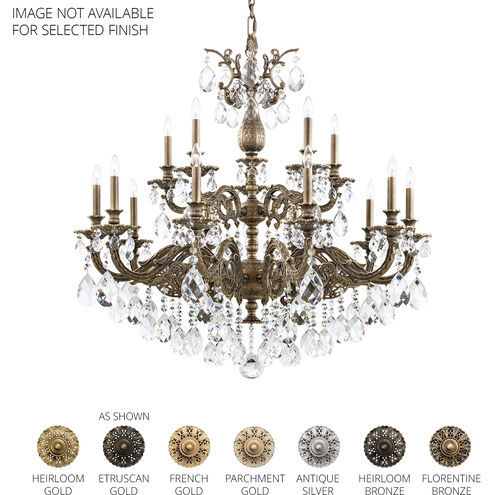 Milano 15 Light French Gold Chandelier Ceiling Light in Heritage