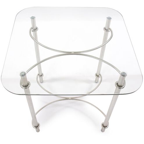 Laurel 24 X 24 inch Silver Side Table