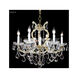 Maria Theresa 7 Light 23 inch Silver Crystal Chandelier Ceiling Light