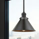 Franklin Restoration Briarcliff 1 Light 10 inch Oil Rubbed Bronze Mini Pendant Ceiling Light in Incandescent, Franklin Restoration