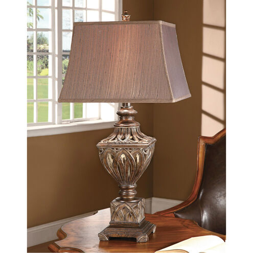 Monticello 35 inch 150 watt Rich Bronze Table Lamp Portable Light