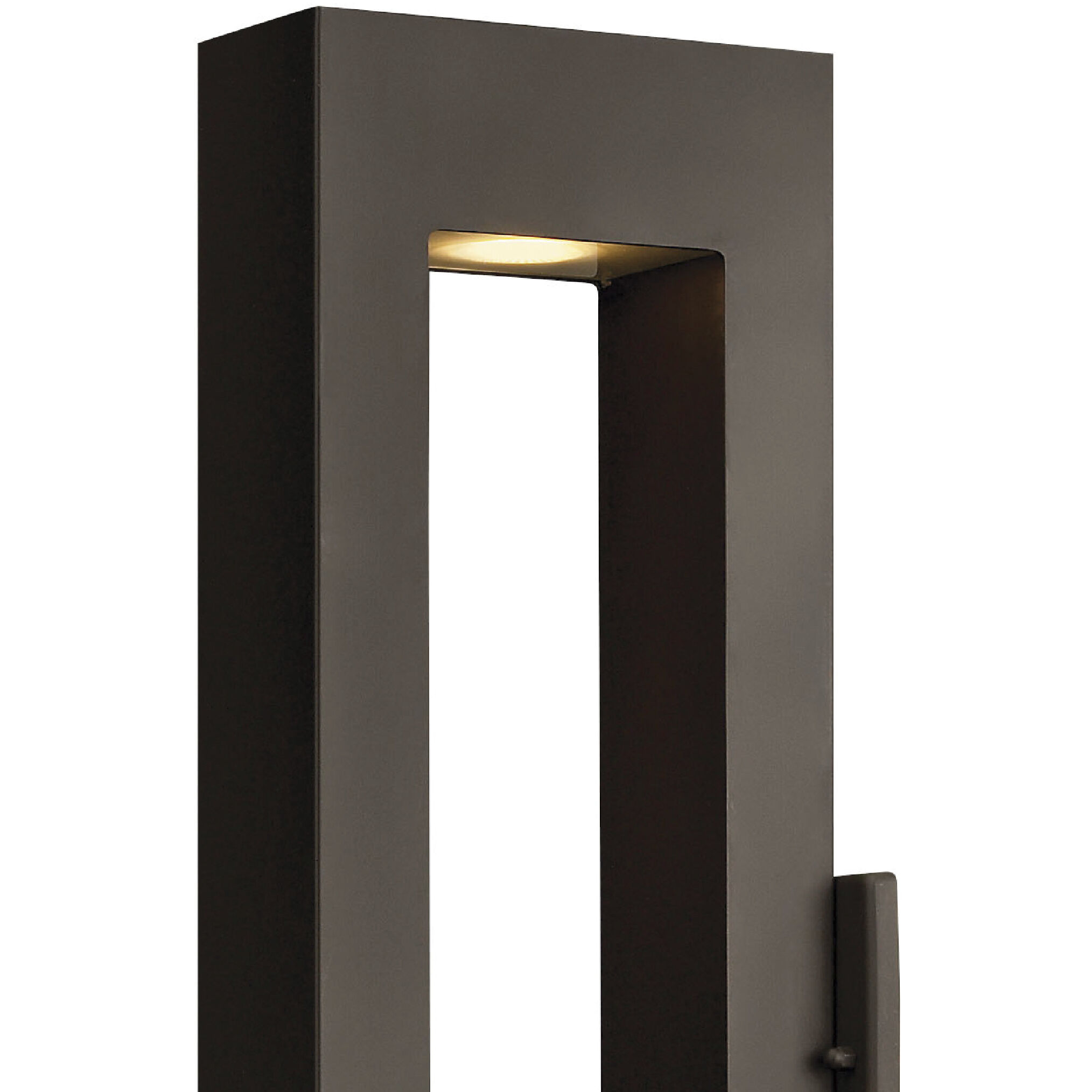 Atlantis LED 24 inch Bronze Outdoor Wall Mount Lantern, Large