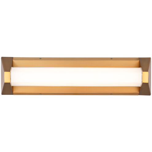 Swale Indoor Wall Lighting in 4000K, Aged Brass