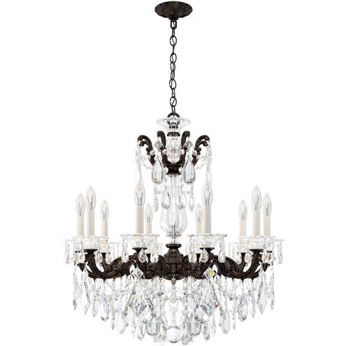 La Scala 10 Light 28 inch Heirloom Bronze Chandelier Ceiling Light in Heritage, Heirloom Bronze Cast