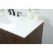 Cyrus 48 X 22 X 34 inch Walnut Vanity Sink Set